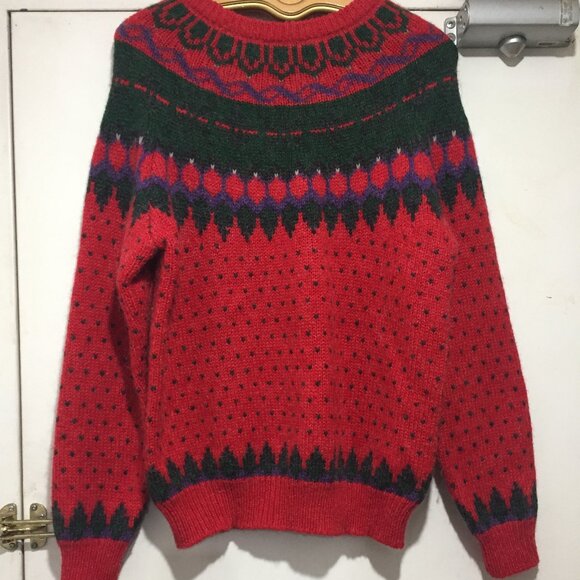 VINTAGE WOOLRICH KNIT WOOL BLEND SWEATERS SIZE L - Picture 2 of 11